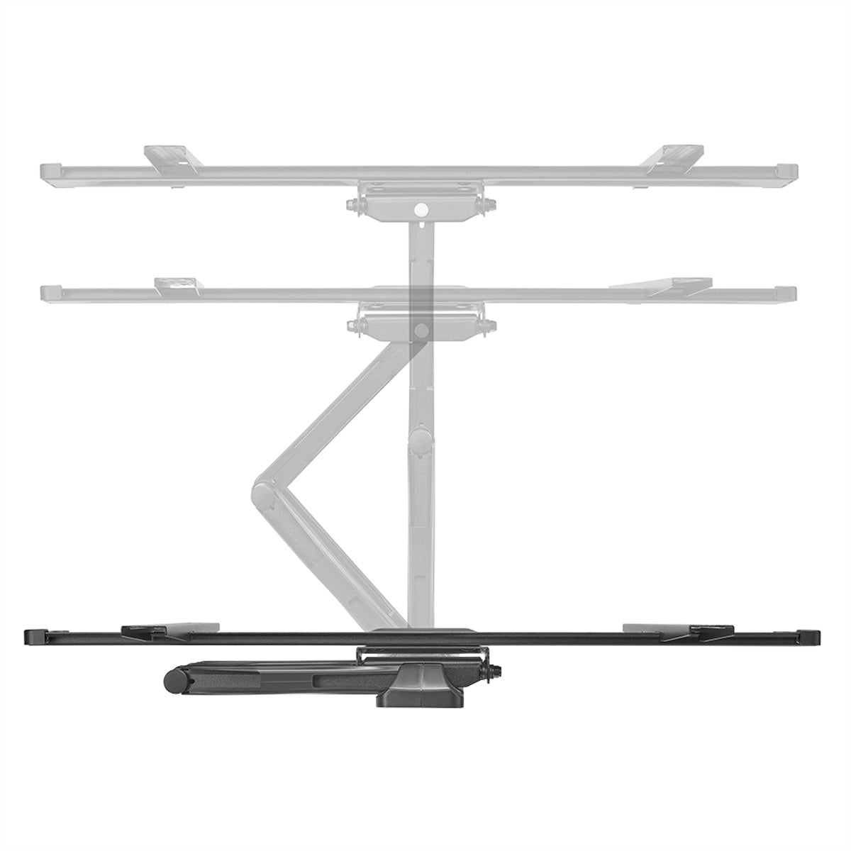 VALUE Wandhalterung – Vollbeweglich – 37–70" – VESA 200×200–600×400 – bis 35 kg, Schwarz