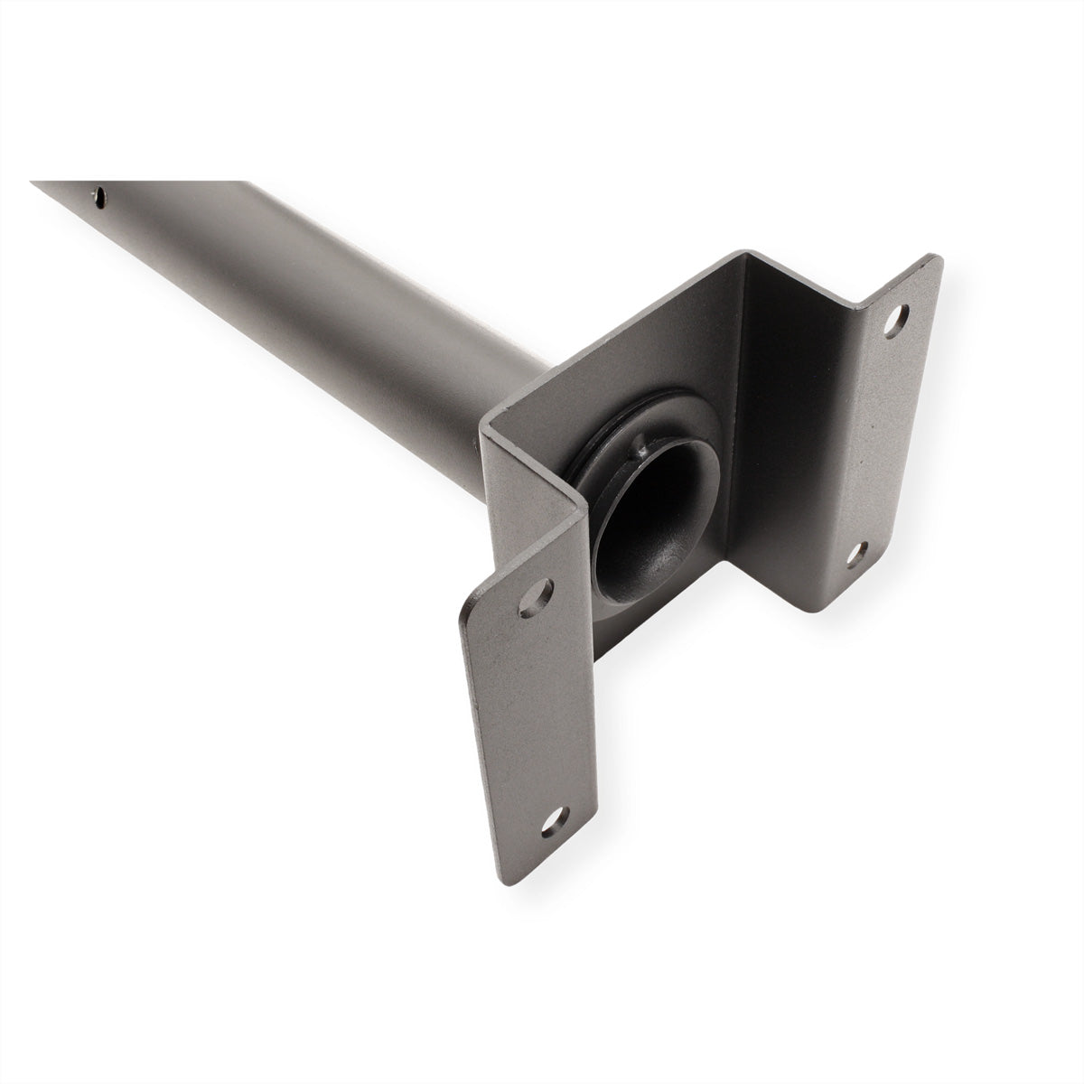 VALUE Deckenhalterung – bis 42" – VESA 75×75–200×200 – bis 50 kg, Teleskopmast, für 1 Display – Schwarz
