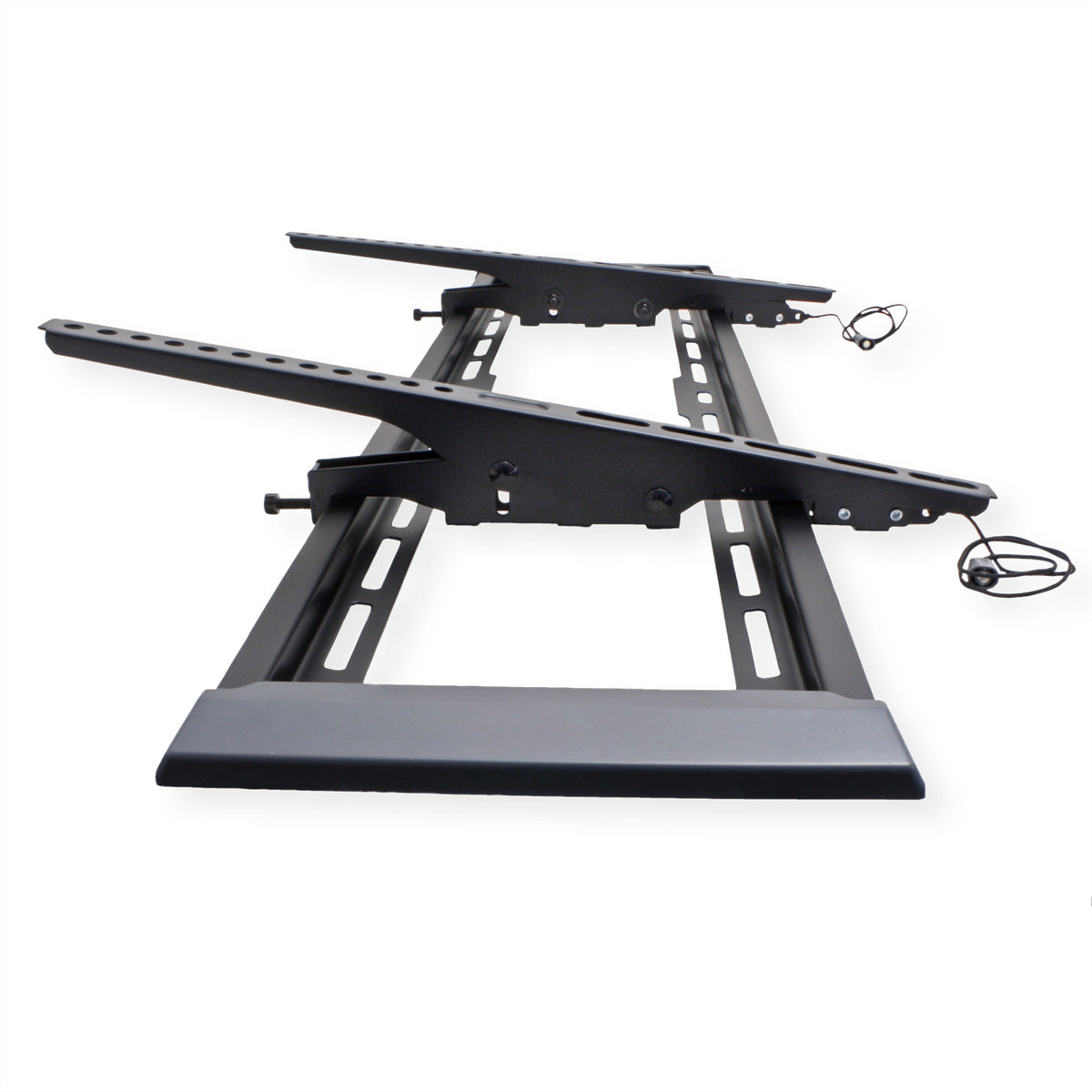 VALUE Wandhalterung – Neigbar – 43–90" – VESA 200×200–800×400 – bis 75 kg, Diebstahlsicherung – Schwarz