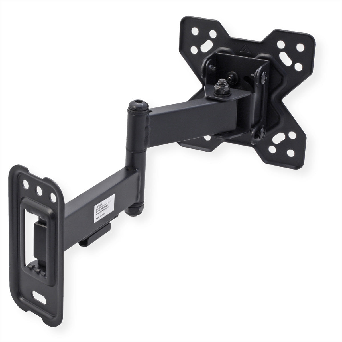 VALUE Wandhalterung – Vollbeweglich – 13–32" – VESA 75×75–100×100 – bis 20 kg – Schwarz