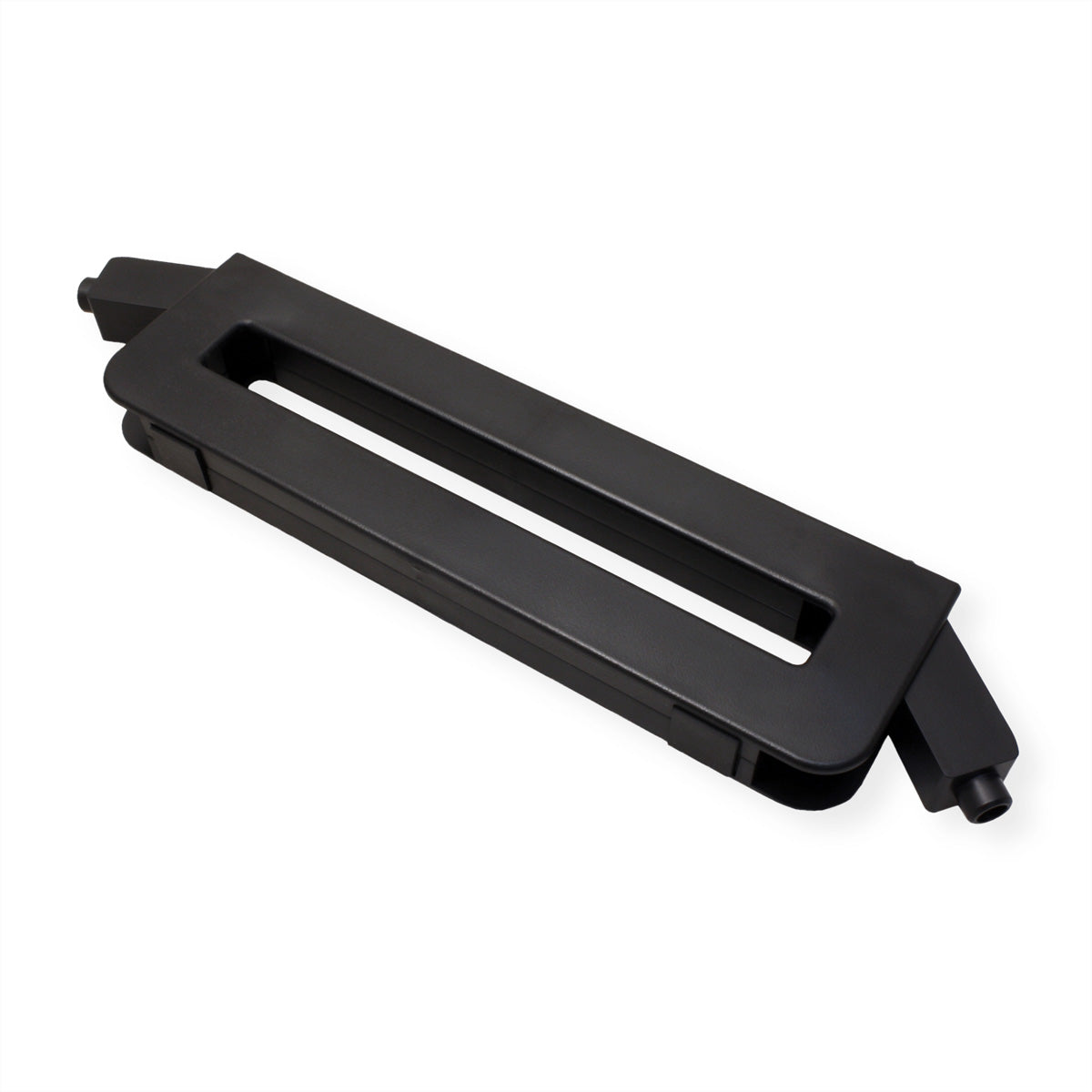 VALUE Monitor-/Laptop-Ständer – höhenverstellbar, extra-breit, bis 20 kg – 900 × 250 × 115 mm, Holz, Schwarz
