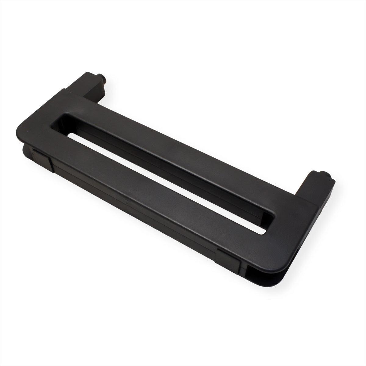 VALUE Monitor-/Laptop-Ständer – höhenverstellbar, extra-breit, bis 20 kg – 900 × 250 × 115 mm, Holz, Schwarz