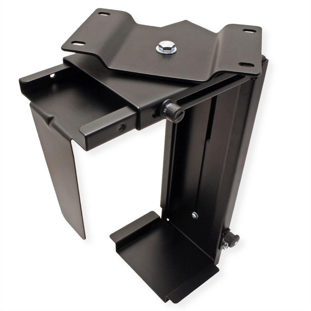 VALUE CPU-Halterung (Untertisch) – bis 10 kg, Schwarz, Stahl
