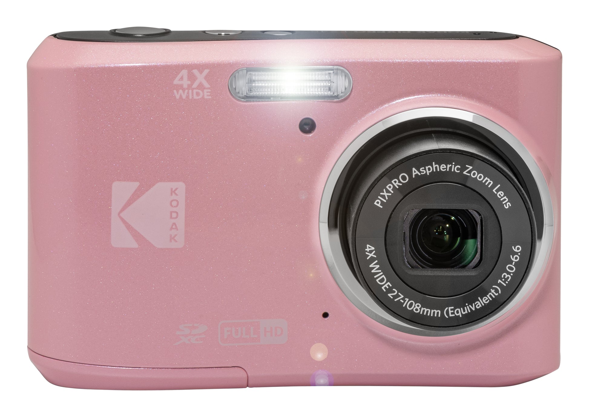 Kodak Pixpro FZ45 – 4× optischer Zoom, 16 MP, 1080p, rosa