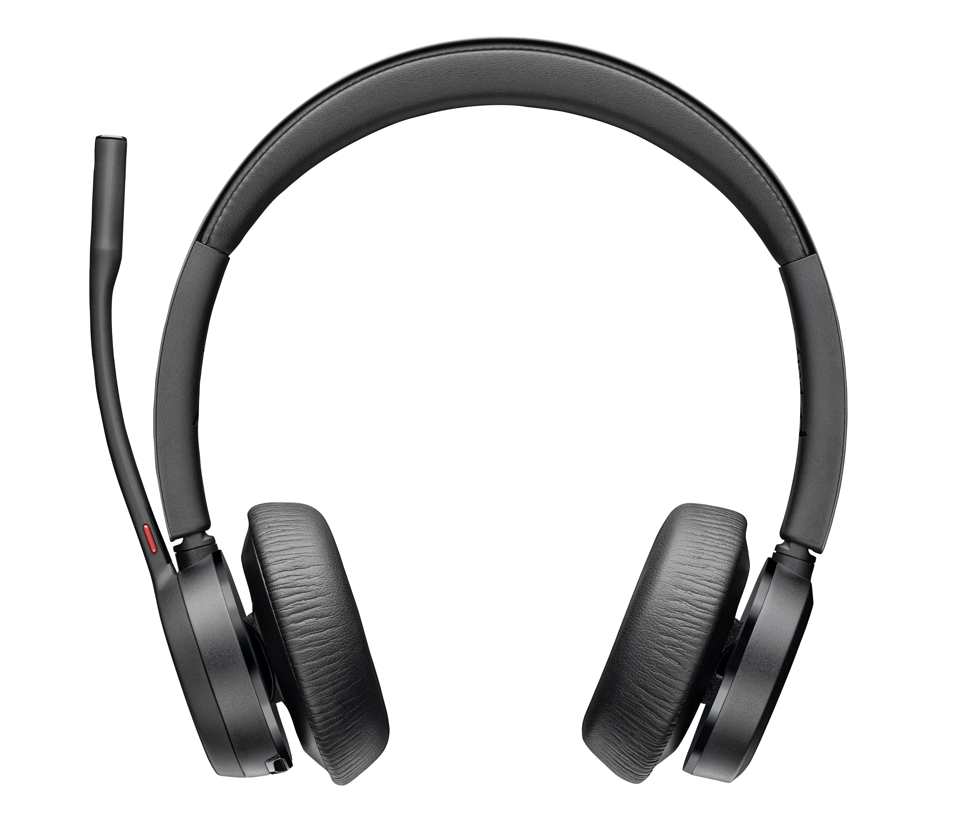 Poly Voyager 4320-M – Duo Headset (On-Ear) – Bluetooth, USB-A – für PC/Mac – schwarz – bis 24 h