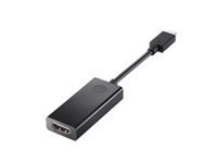 HP 2PC54AA USB-C-zu-HDMI-Adapter – HDMI 2.0, Schwarz