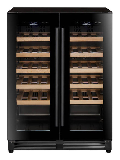 Climadiff Weinkühlschrank CBU40D1B – 120 l, 240 V, Kompressor, Energieeffizienzklasse F