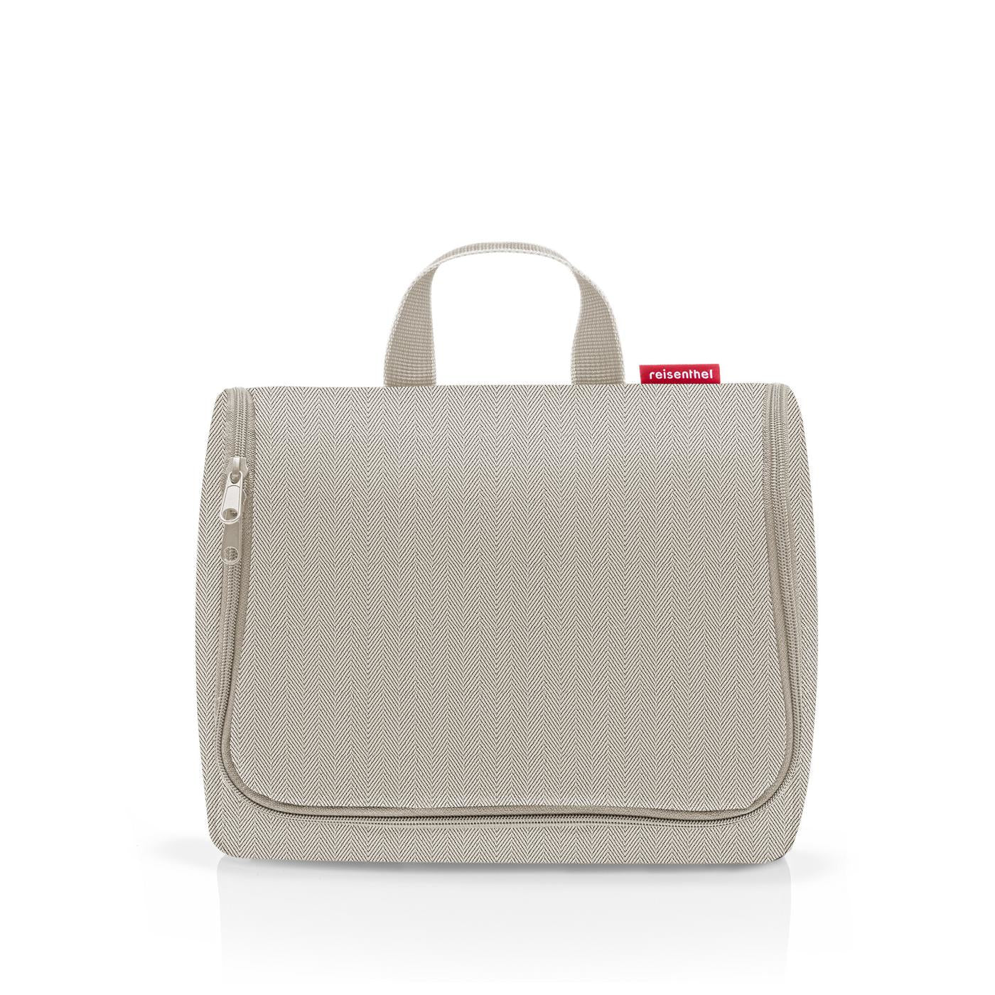 Reisenthel Kosmetiktasche XL – 28×25×10 cm, wasserfest, aufhängbar – Sand – Polyester – 1 Stk.