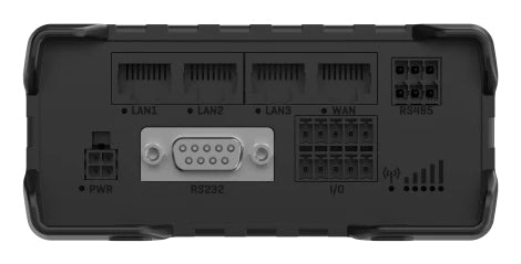 Teltonika RUT956 – LTE-Router, Wi‑Fi 4, 3x LAN (Fast Ethernet), Dual‑SIM, DIN-Schiene, Schwarz