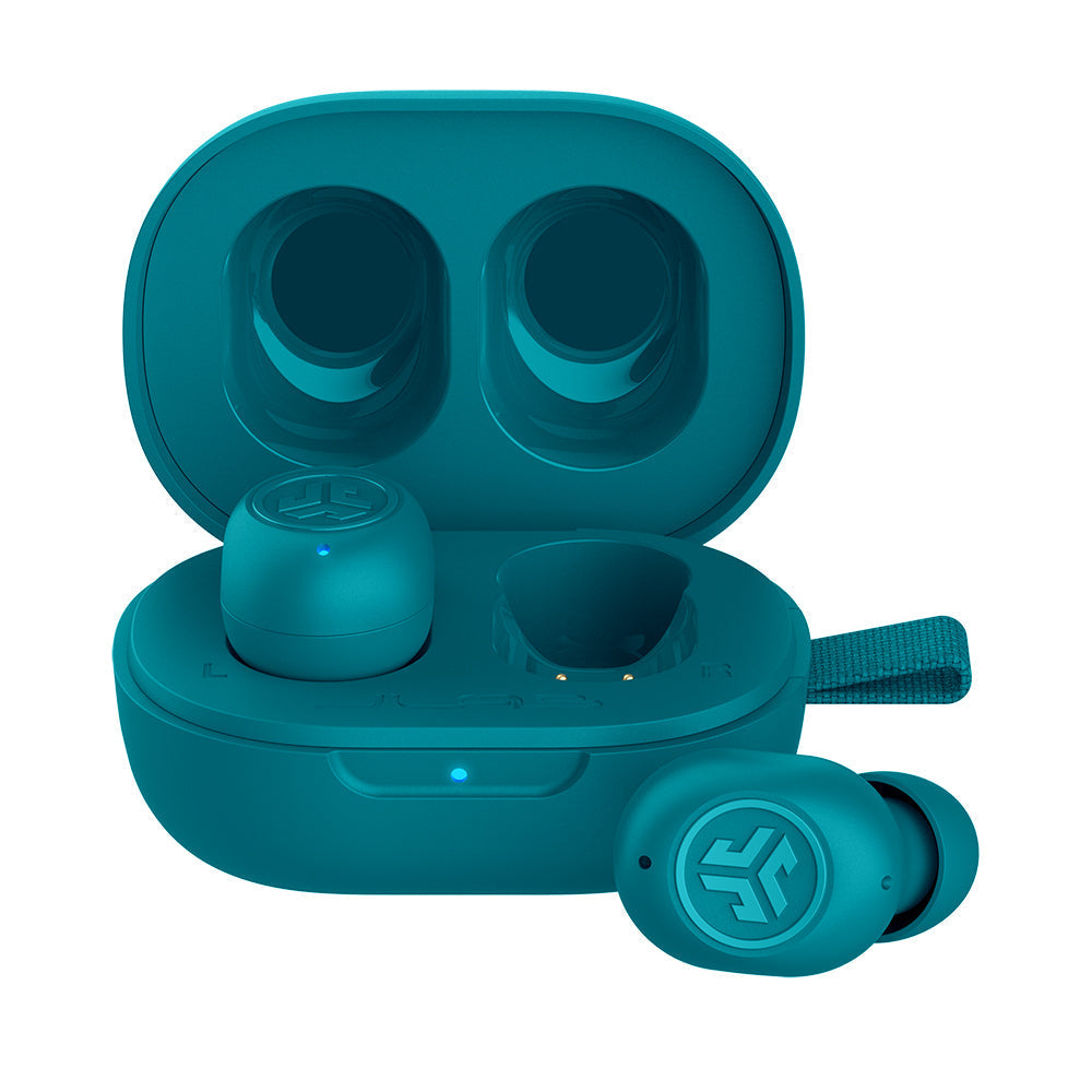 JLab JBuds Mini TWS In-Ear – Stereo, ANC, mit Ladecase, Aqua, BT 5.3