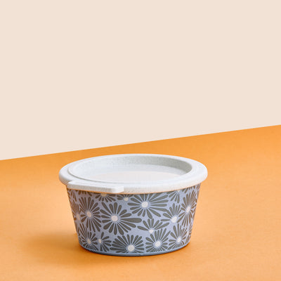 Koziol Dip-Schale – 700 ml, Kunststoff (recycelt), Blau, mit Deckel, spülmaschinenfest