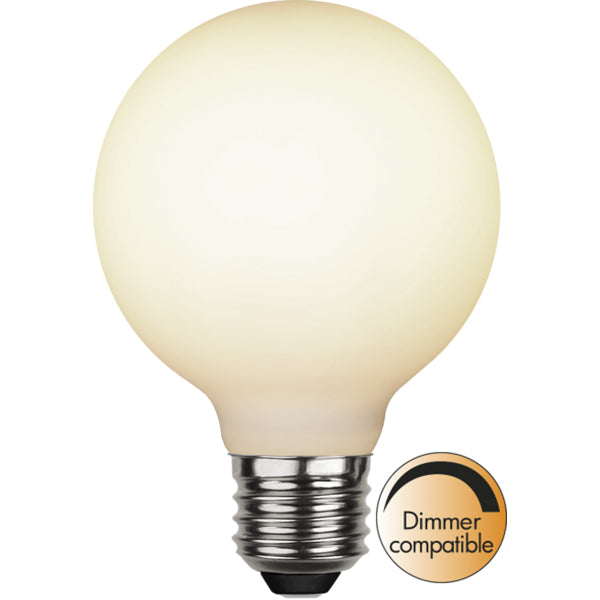 Star Trading LED-Leuchtmittel E27 Globus (G80) – 400 lm, 5 W, Warmweiss 2600 K