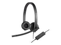 Logitech H570E – Stereo Headset – USB‑A
