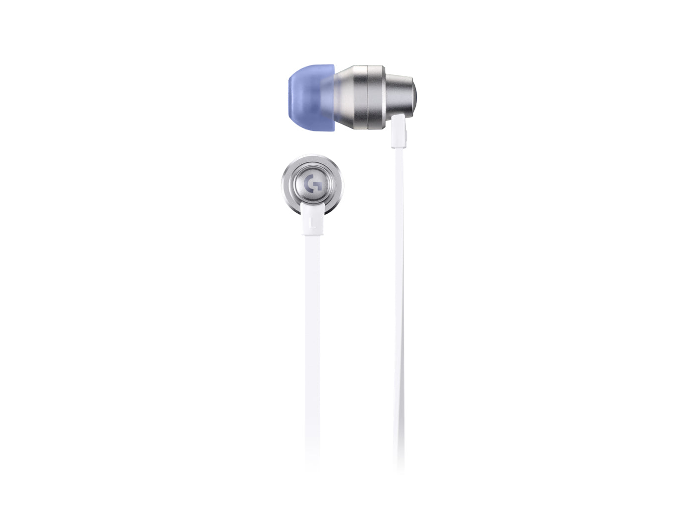 Logitech G G333 Gaming-Headset – In-Ear, Stereo, Kabelgebunden, 3,5 mm Klinke, für PC, Mobilgeräte, Xbox u. a., Weiss