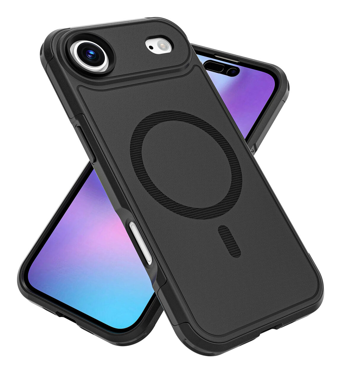 4smarts Backcover – für Apple iPhone 17 Air – schwarz – TPU/PC – MagSafe-kompatibel