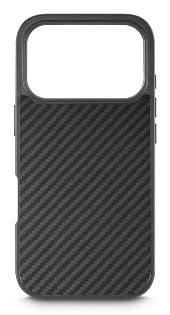 Black Rock Robustes Carbon Backcover – für Apple iPhone 17 Pro Max, PC+TPU, Schwarz, kratzresistent