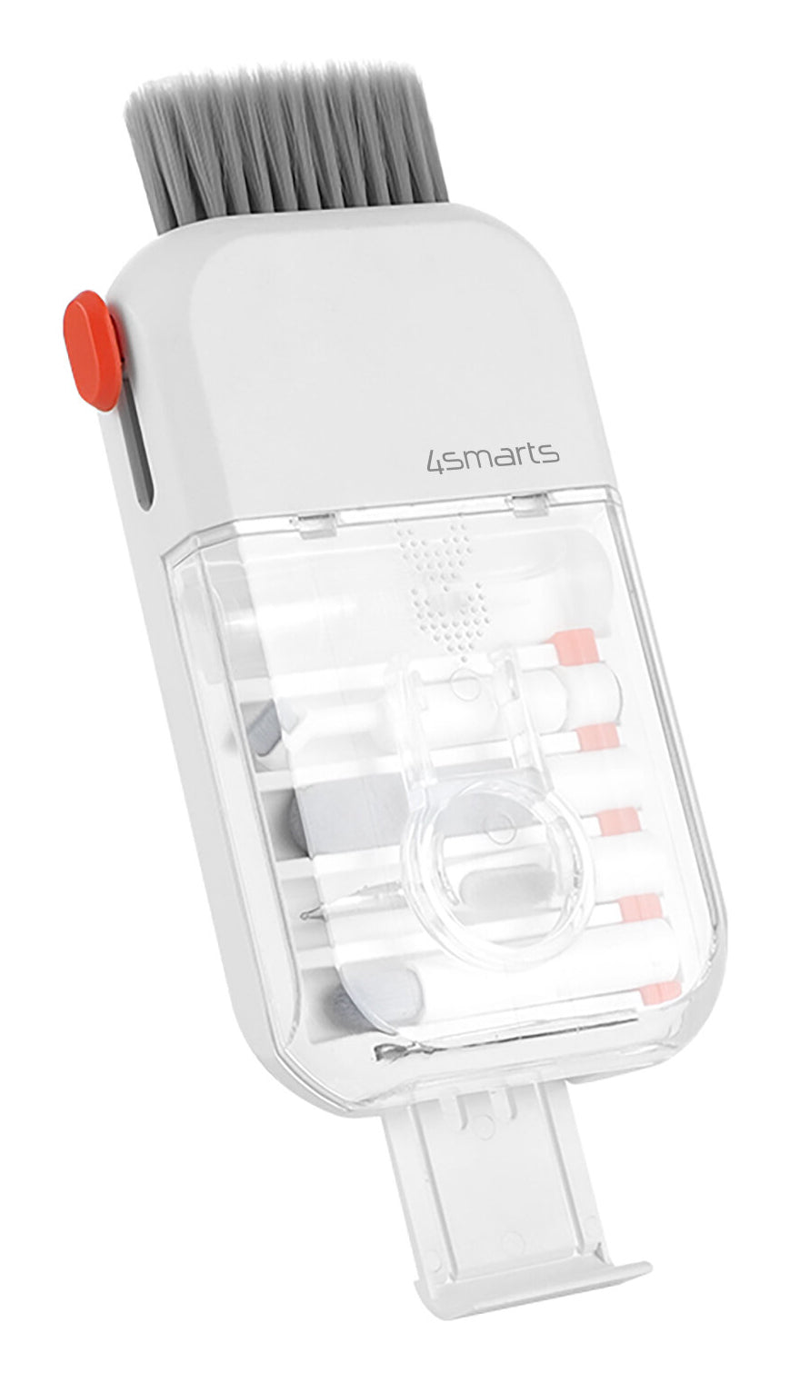 4smarts Display-Reinigungsset, 10er-Set – für Smartphones und Geräte – Weiss/Grau