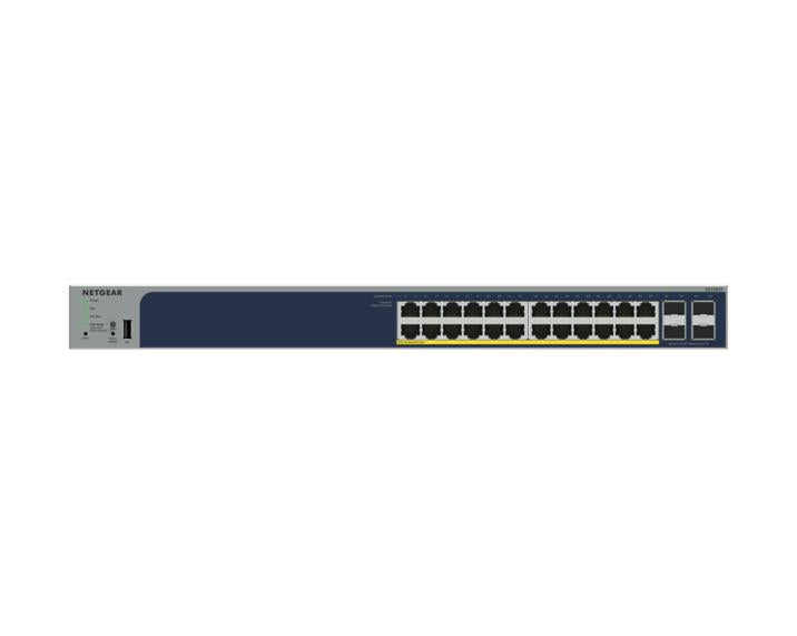 NETGEAR GS752TPP – Managed Switch – 48×GbE, 4×SFP, L2/L3, PoE+, 19" Rack