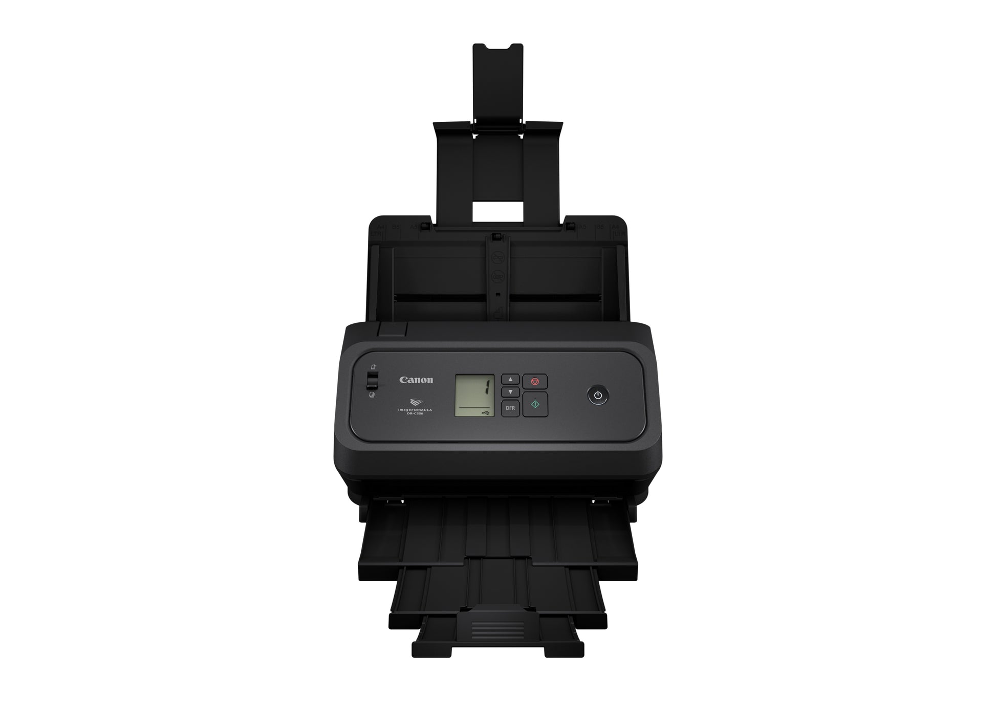 Canon DR-C350 – Dokumentenscanner, Legal, Duplex, 50 ppm, 600 dpi, 100-Blatt ADF, LAN, USB, für Windows