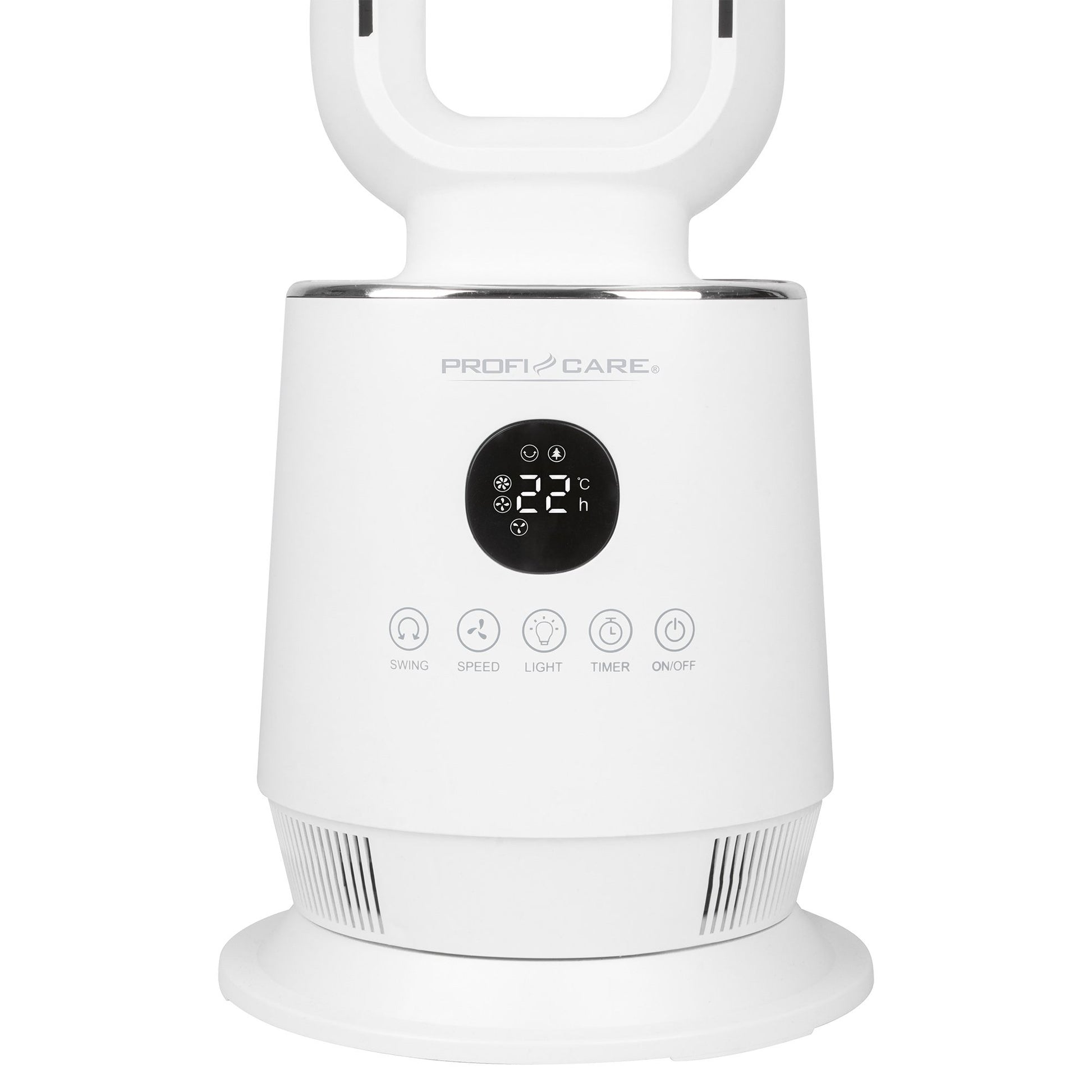 ProfiCare Turmventilator PC-TVL 3152 – 50 W, 3 Stufen, oszillierend, Timer, Fernbedienung, Weiss