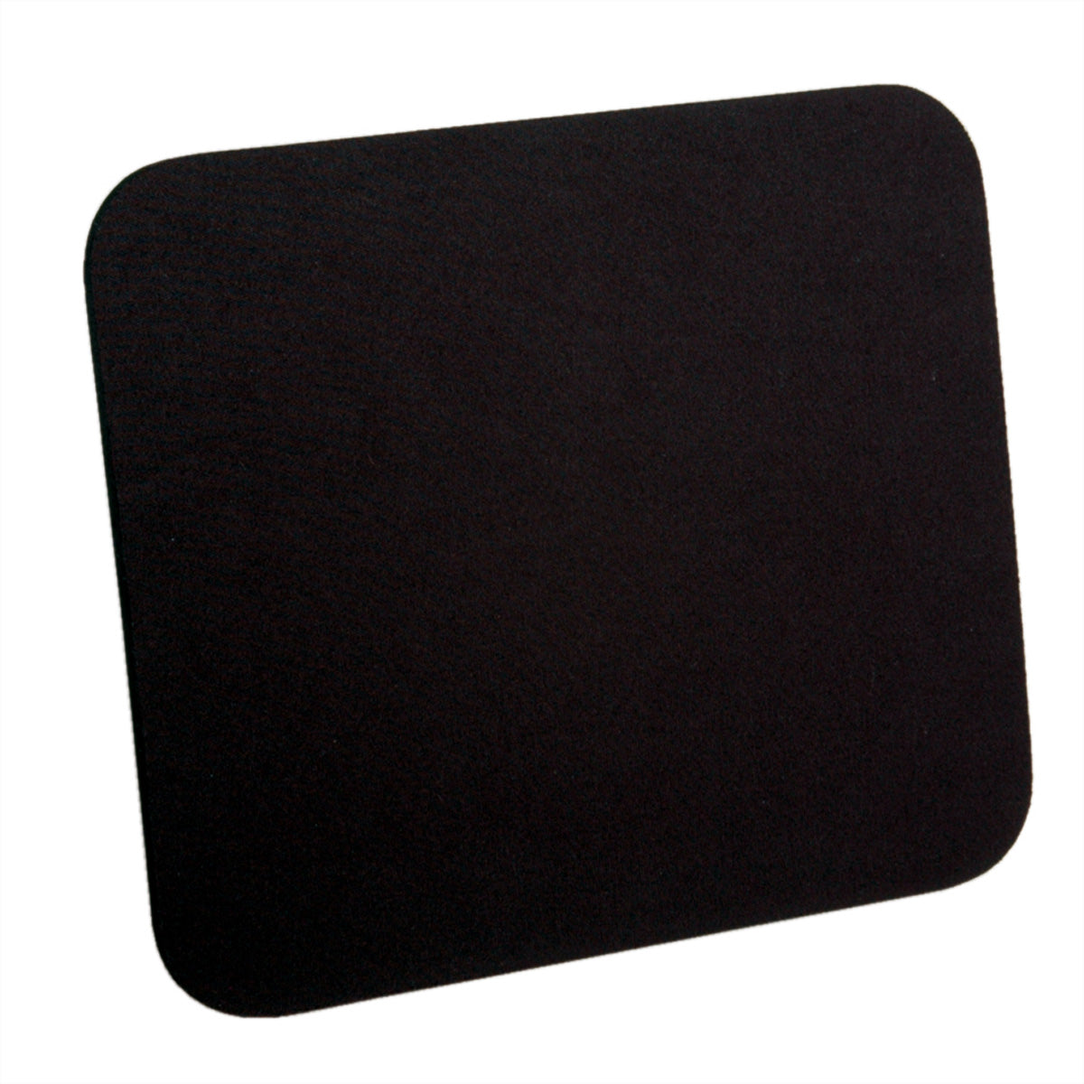 ROLINE Mauspad mit Handgelenkauflage – Textil – Schwarz – 250 × 215 mm – rutschfest