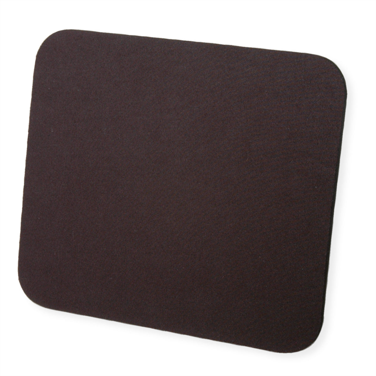 ROLINE Mauspad mit Handgelenkauflage – Textil – Schwarz – 250 × 215 mm – rutschfest