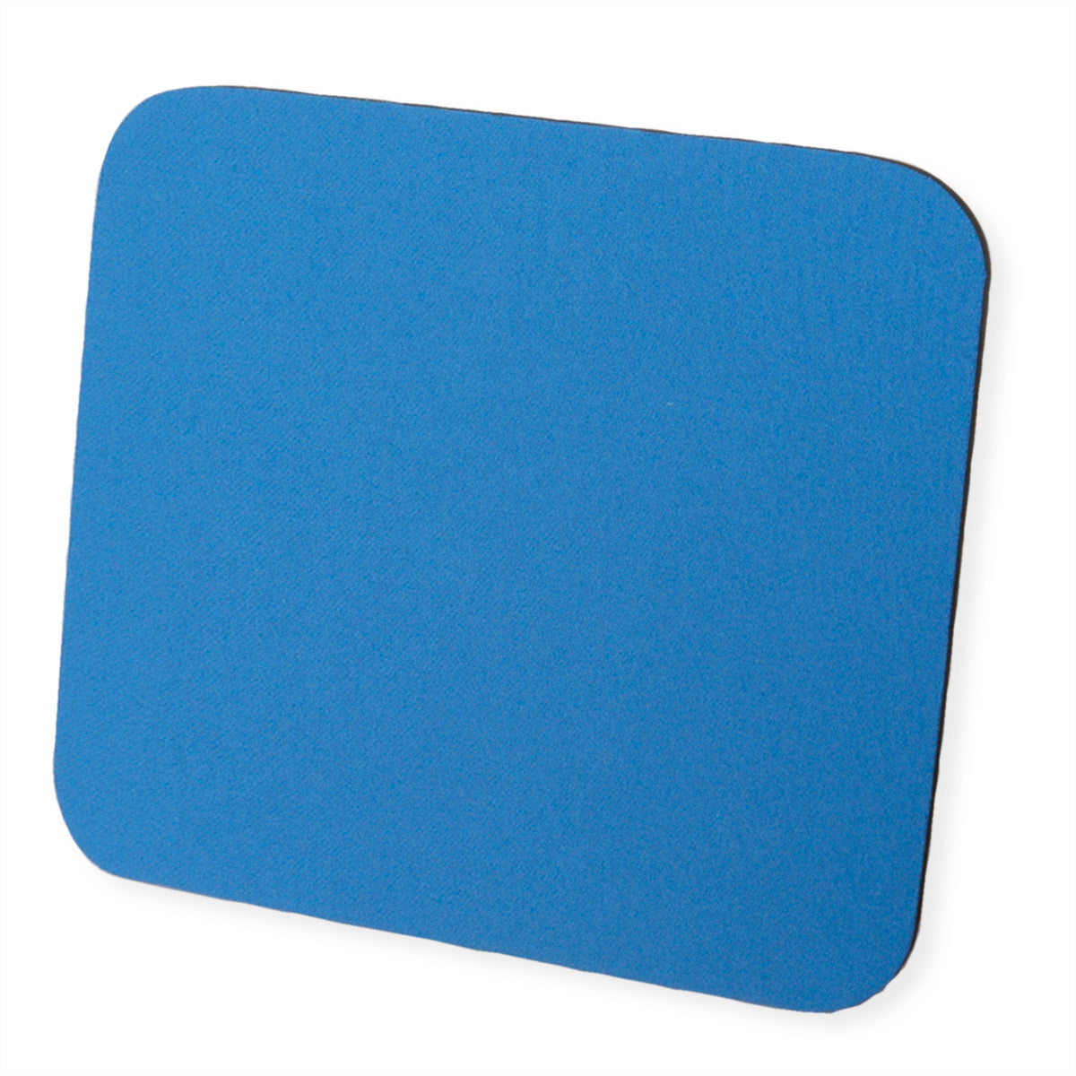 ROLINE Mauspad mit Handgelenkauflage – Textil – Blau – 253 × 220 mm – rutschfest