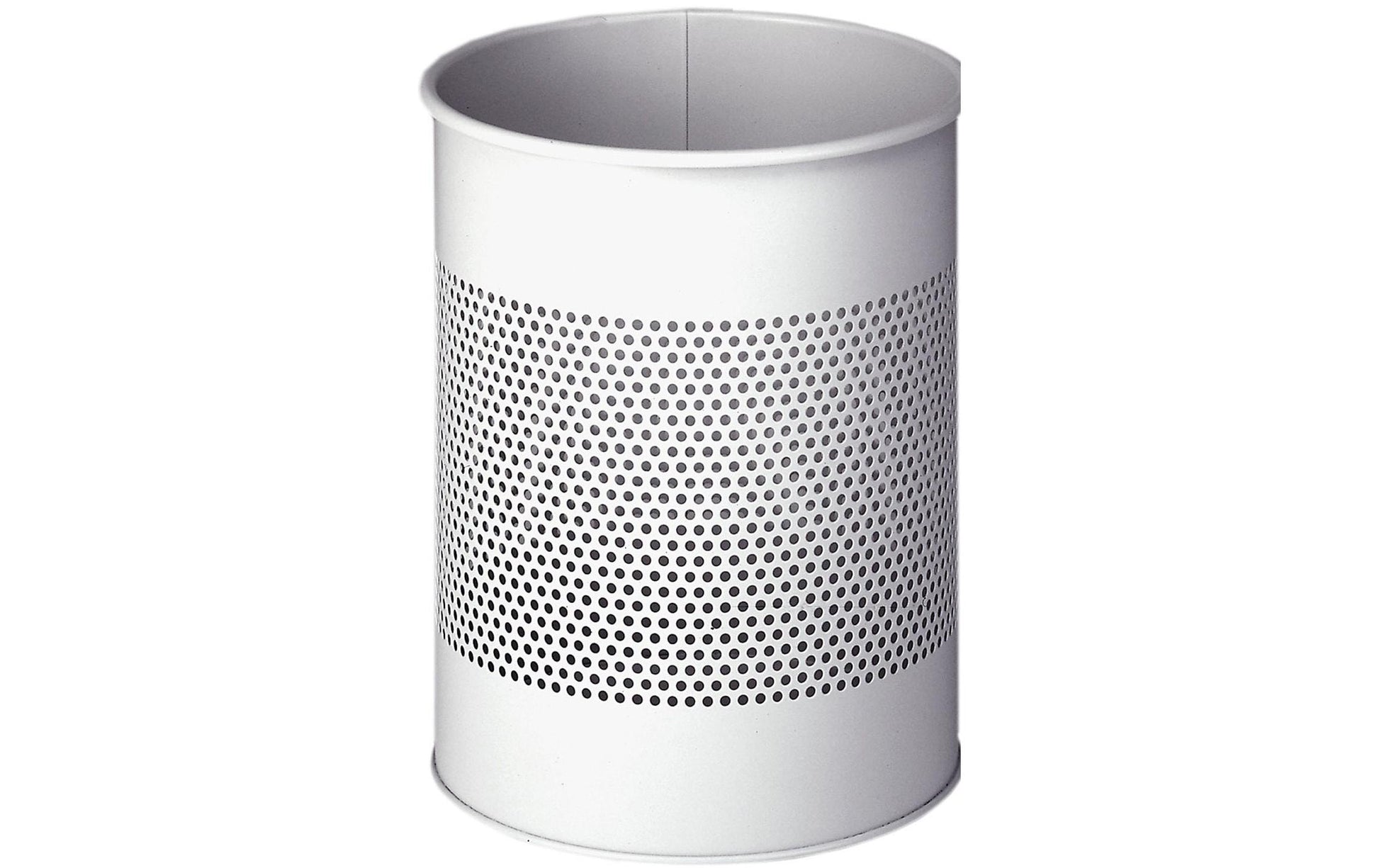 Durable Papierkorb – 15 l – Stahl, Grau – Ø 260 × H 315 mm