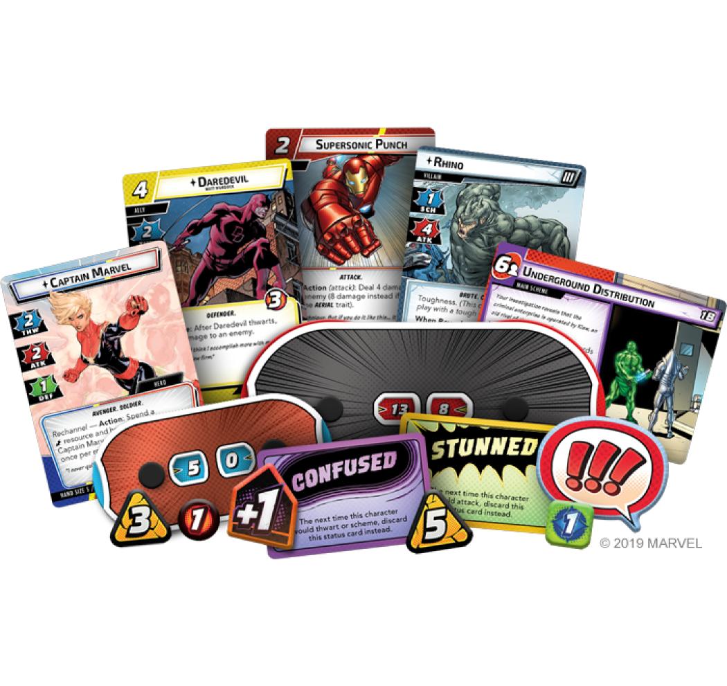 Fantasy Flight Games Marvel Champions: Das Kartenspiel – Grundspiel, Kartenspiel, 1–4 Spieler, ab 14 Jahren, 45 min