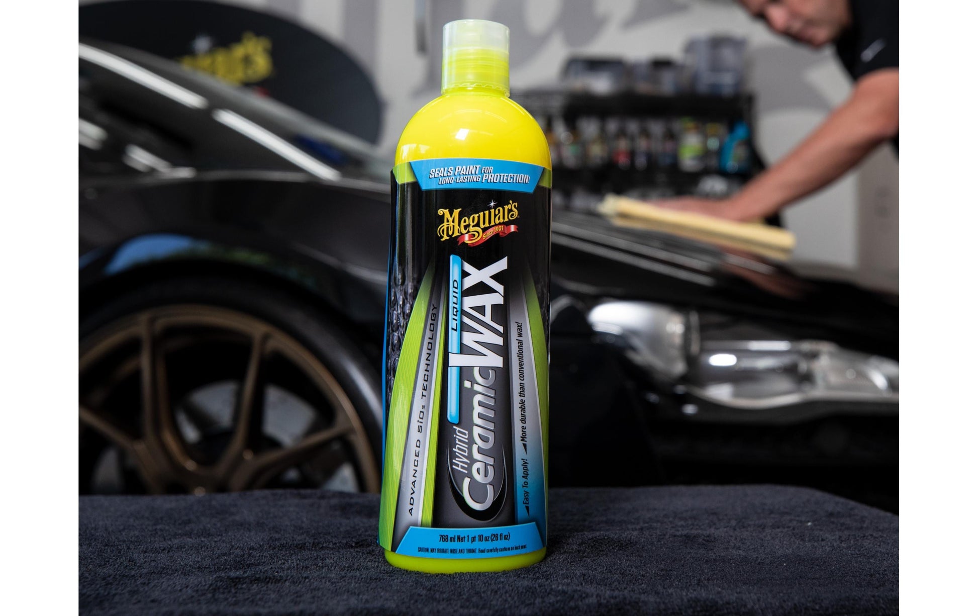 Meguiar's Flüssigwachs – Hybrid Ceramic, für Kunststoff, 473 ml