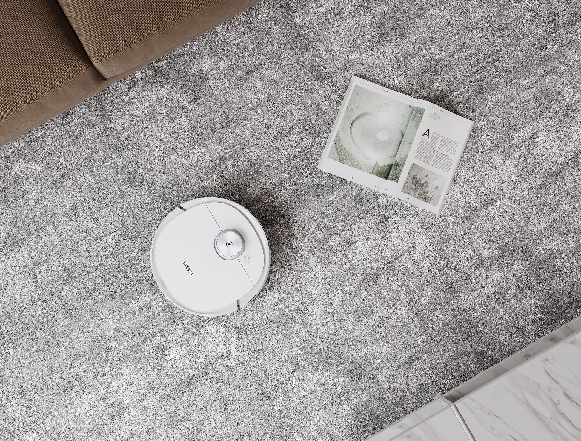 Ecovacs Saugroboter DEEBOT T9+, mit Absaugstation, mit Wischfunktion – 3000 Pa, 175 min