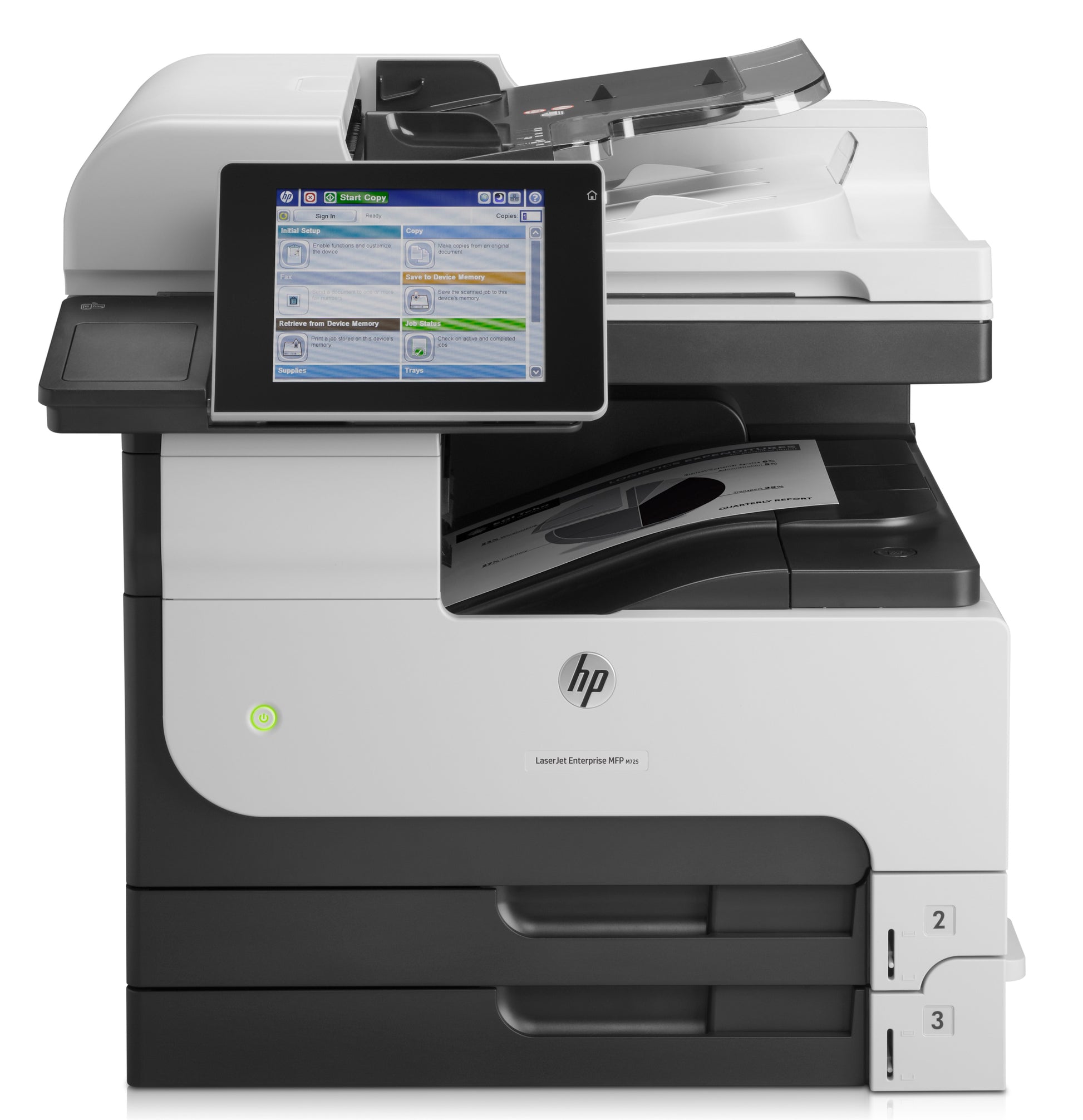 HP ENTERPRISE M725DN – S/W Laser-MFP – LAN – Duplex
