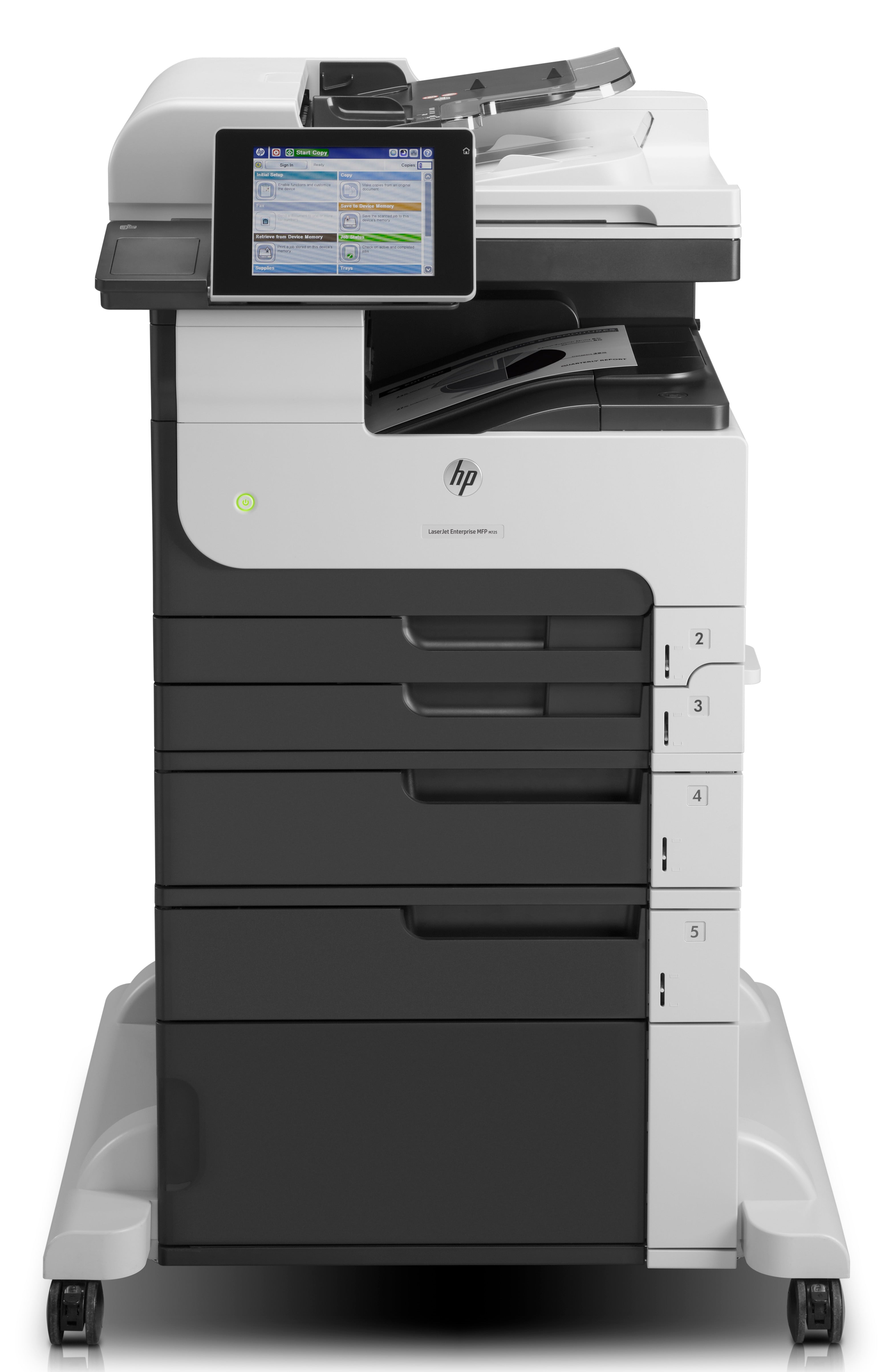 HP LaserJet Enterprise M725F – S/W Laser-MFP, 4-in-1