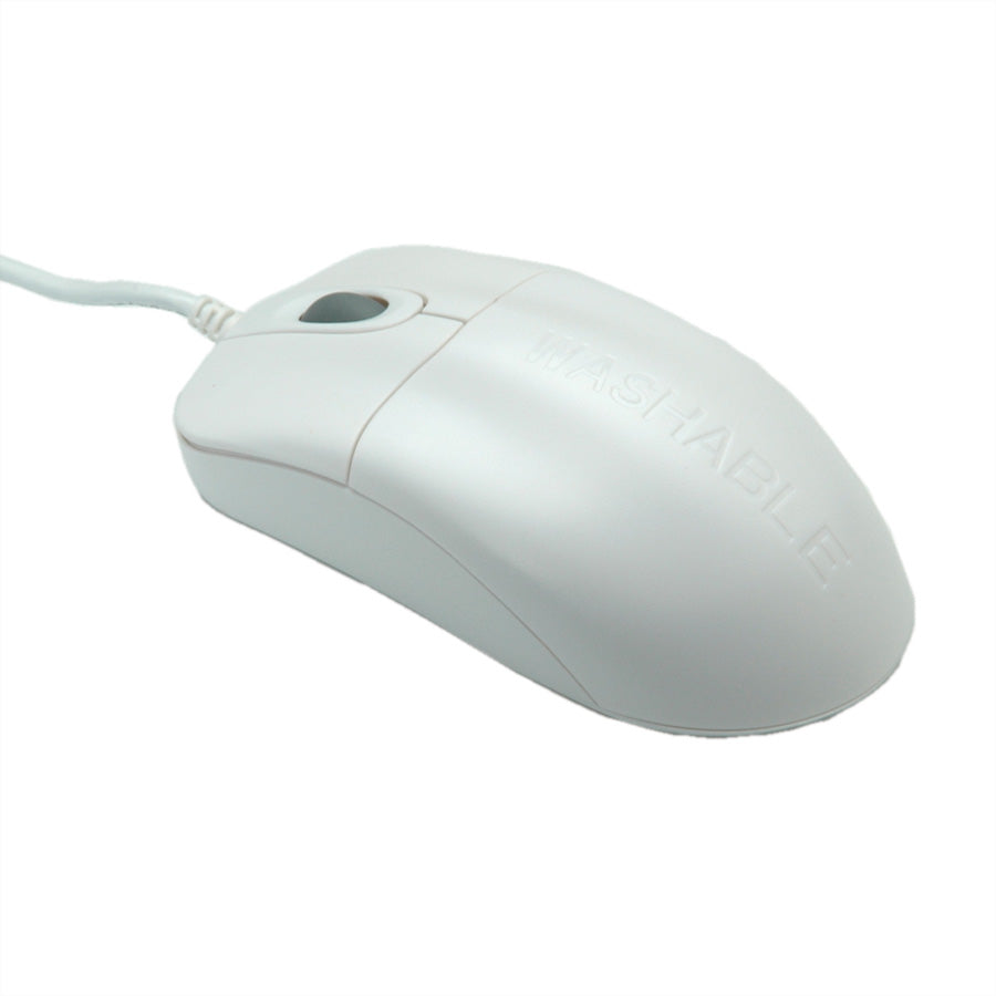 Seal Shield Silver Storm – Hygiene-/Medizin-Maus – Kabelgebunden (USB‑A), IP68, Weiss