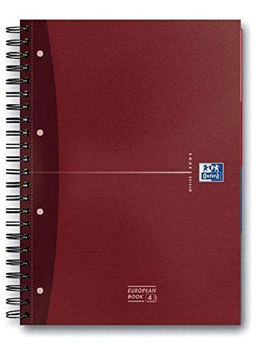 Elba Oxford – Collegeblock Essentials, 222 × 298 mm, kariert 5 mm, 120 Blatt – sortiert, für SCRIBZEE App