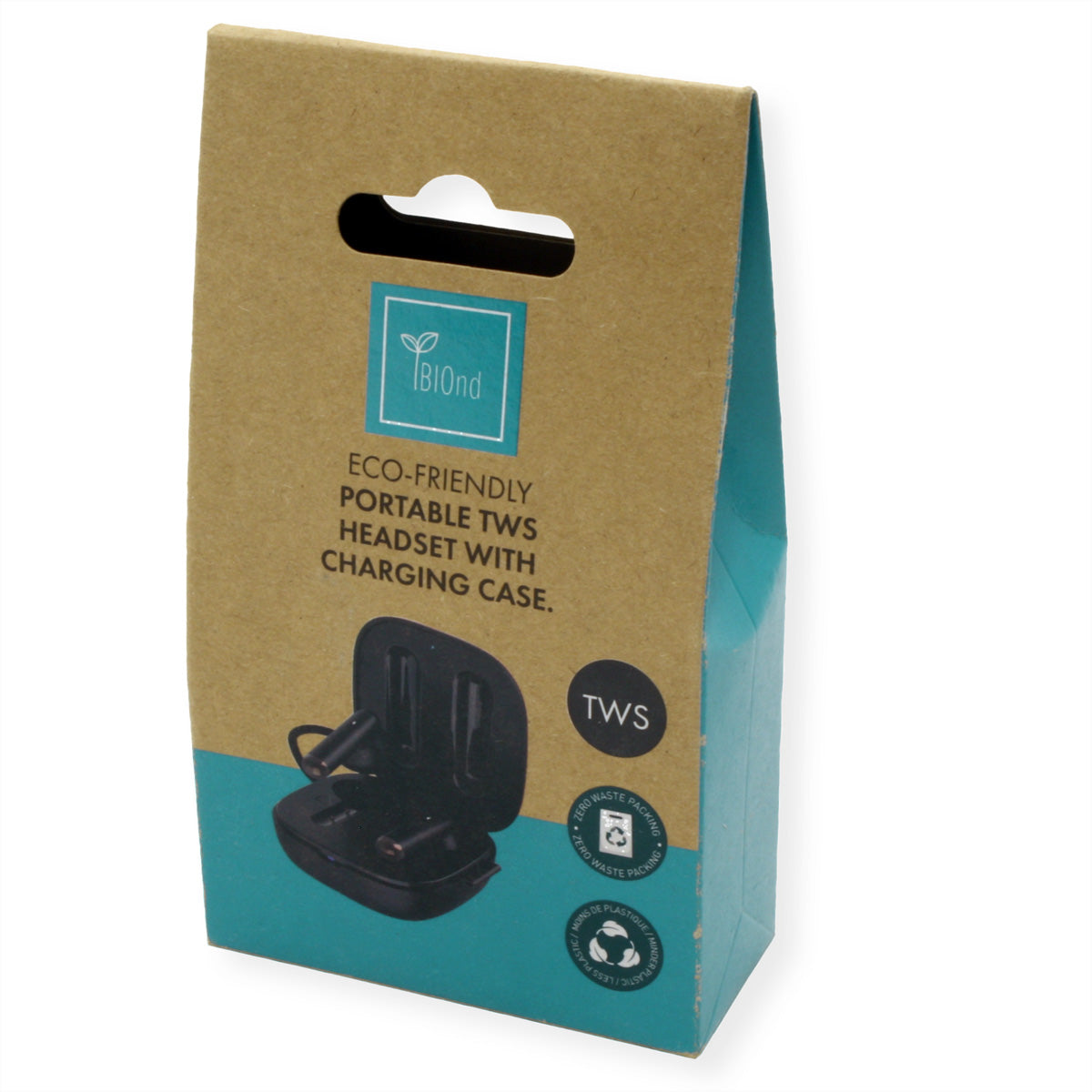 Biond BIO-TWS-90 TWS In-Ear – mit Ladecase, Schwarz
