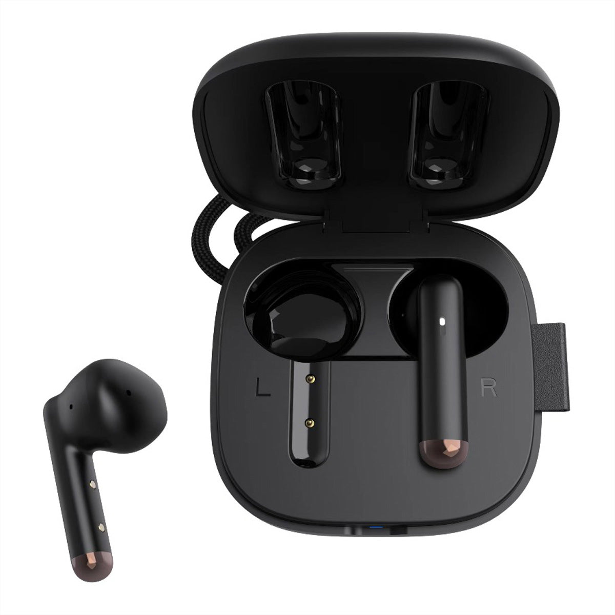 Biond BIO-TWS-90 TWS In-Ear – mit Ladecase, Schwarz