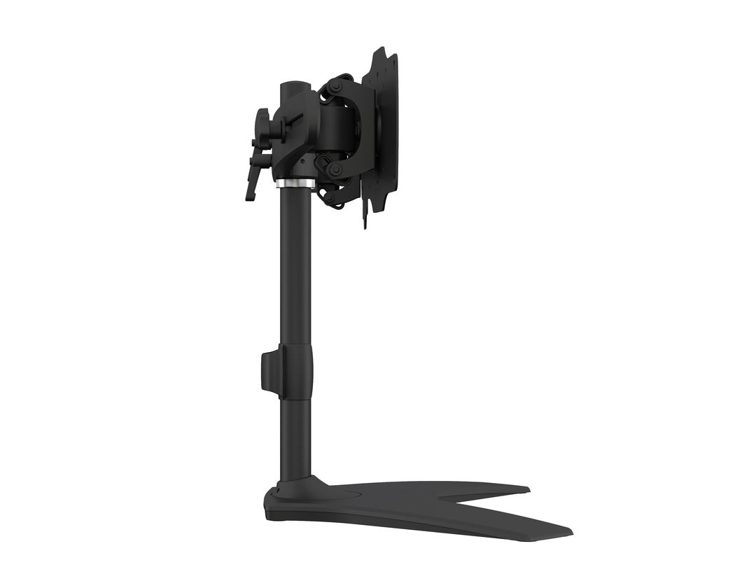 Multibrackets 7419 – Tischhalterung, Dual, Standfuss, bis 32", VESA 75 × 75/100 × 100 mm, 30 kg, drehbar, schwarz