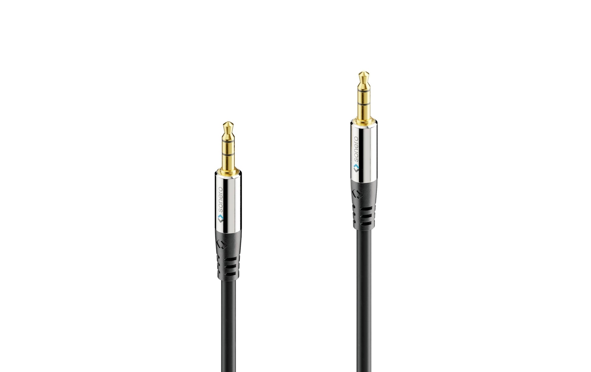 Sonero 3,5 mm Klinkenkabel – Stecker zu Stecker – 10 m, vergoldete Stecker