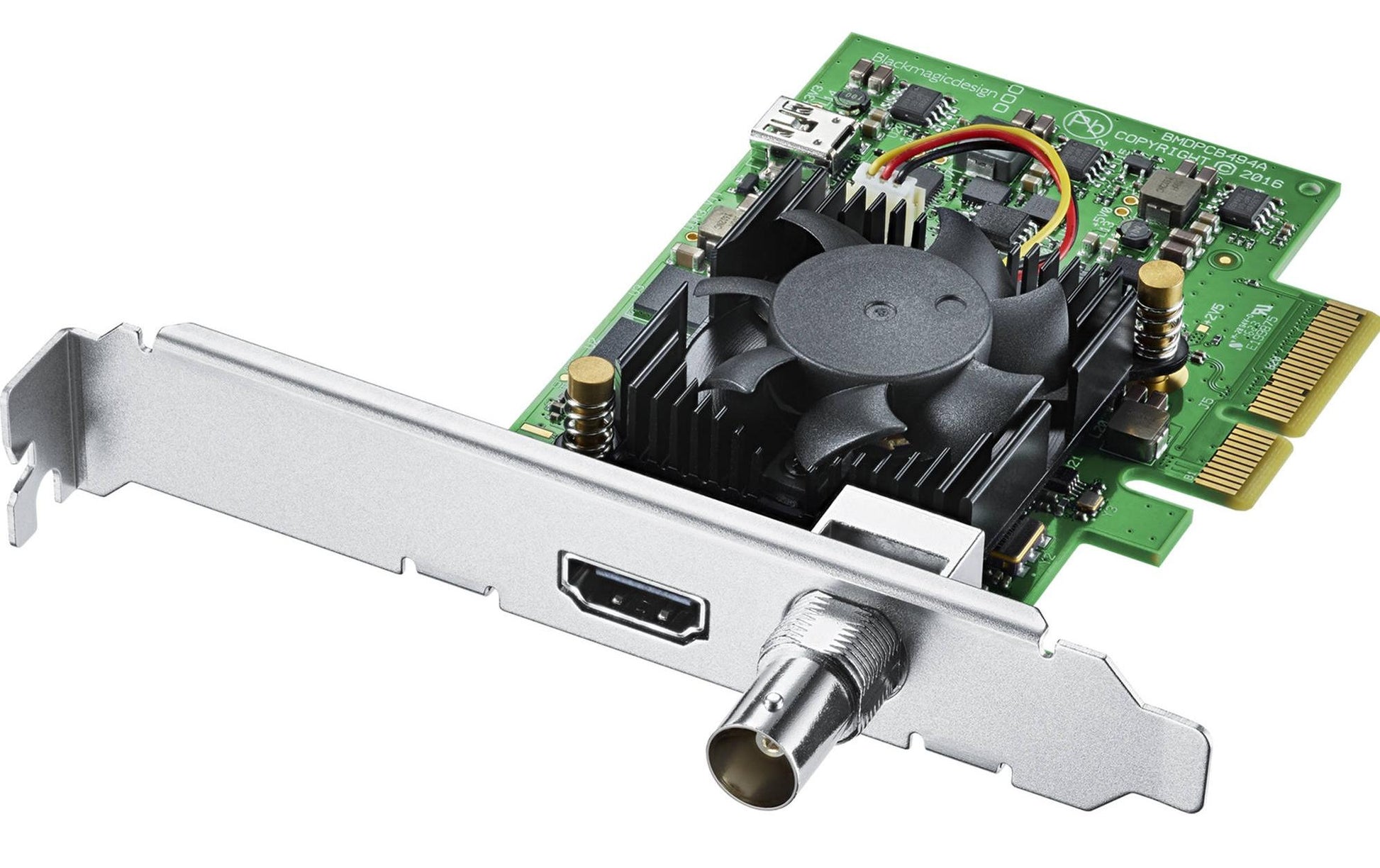 Blackmagic Design DeckLink Mini Monitor 4K – Video-Ausgabekarte – 4K UHD, HDMI, PCIe – Grün, Grau