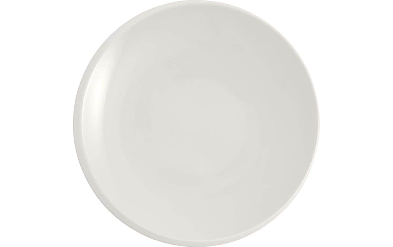 Villeroy & Boch New Moon Frühstücksteller – Porzellan, weiss, spülmaschinenfest, mikrowellenfest, 6 Stück