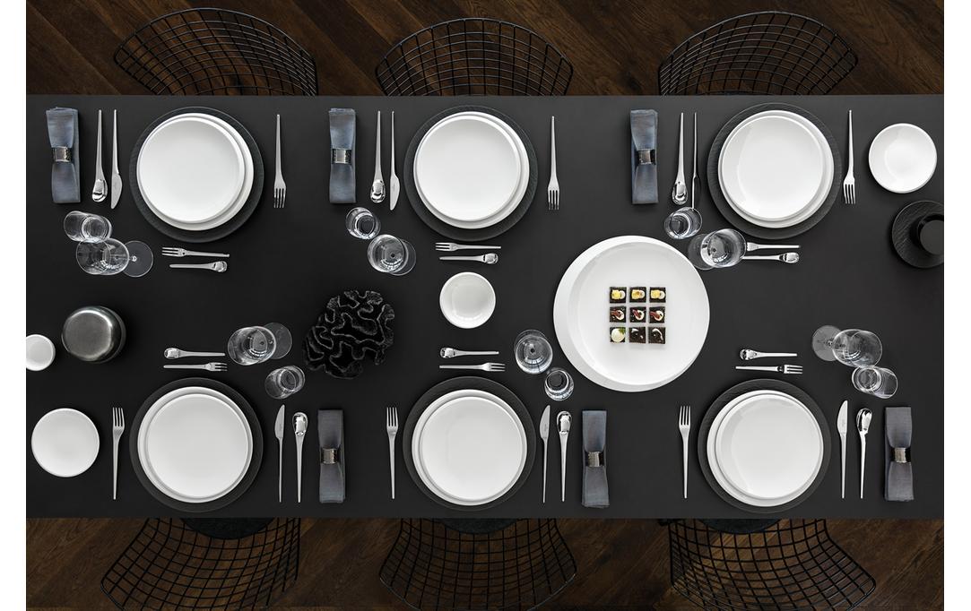 Villeroy & Boch New Moon Frühstücksteller – Porzellan, weiss, spülmaschinenfest, mikrowellenfest, 6 Stück