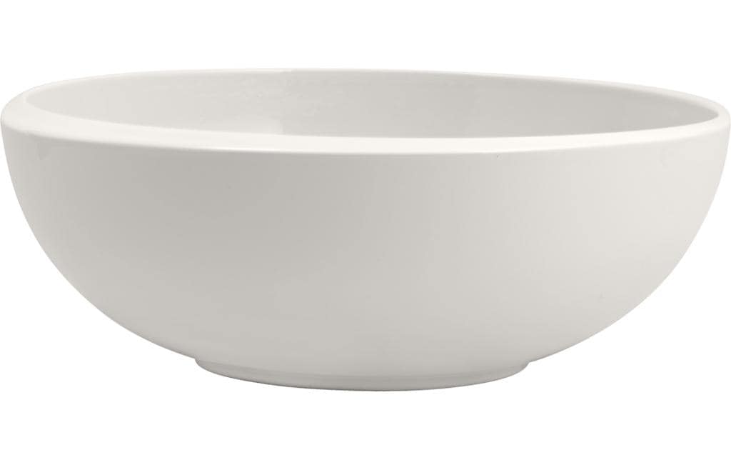 Villeroy & Boch Schüssel New Moon – 2,2 l, Ø 23,5 cm, Porzellan, Weiss, spülmaschinenfest, mikrowellengeeignet