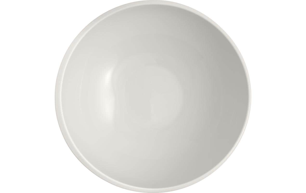 Villeroy & Boch Schüssel New Moon – 2,2 l, Ø 23,5 cm, Porzellan, Weiss, spülmaschinenfest, mikrowellengeeignet