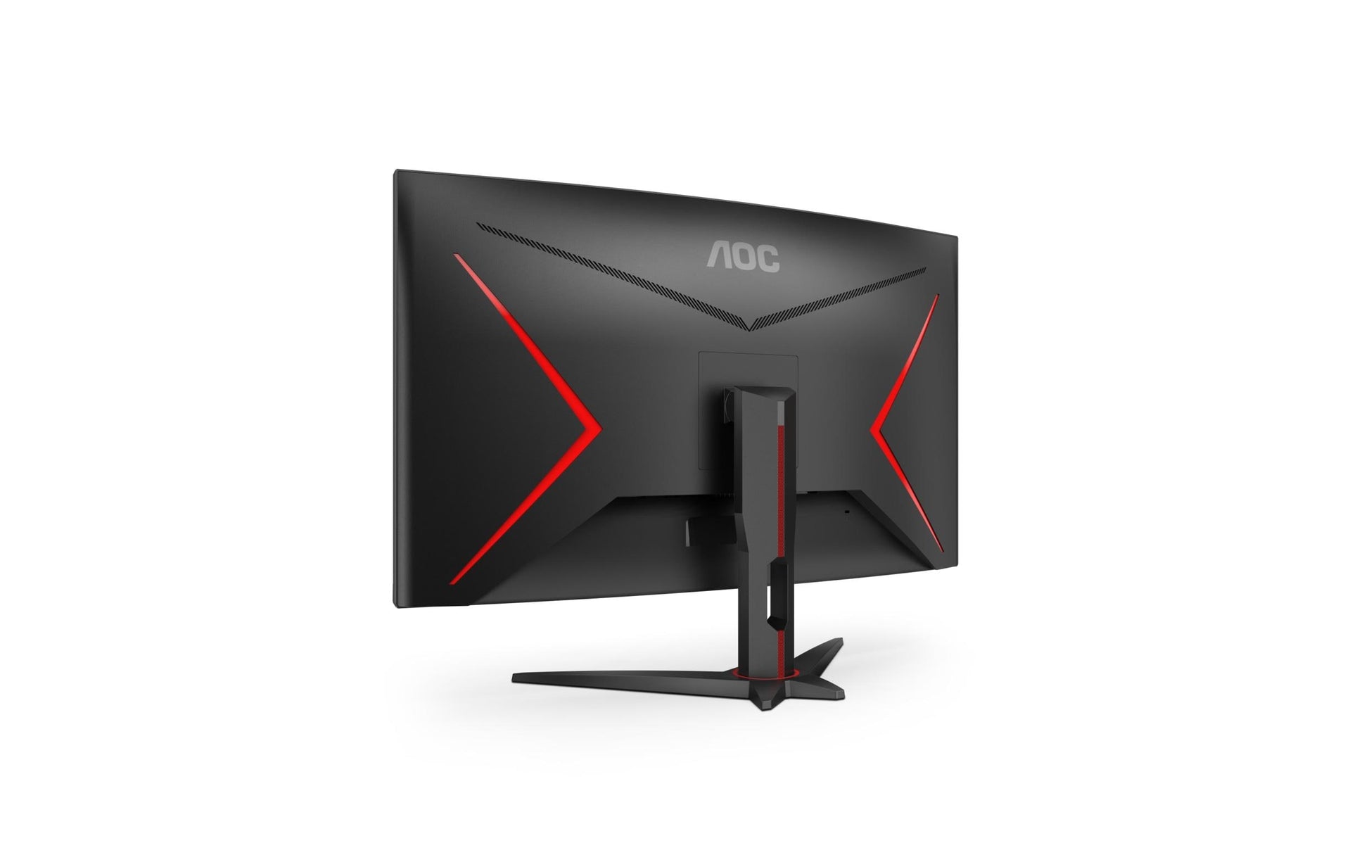 AOC C32G2ZE/BK – Monitor, 31,5", VA, 240 Hz, 300 cd/m², Gebogen, FreeSync, VESA 100 × 100, Rot