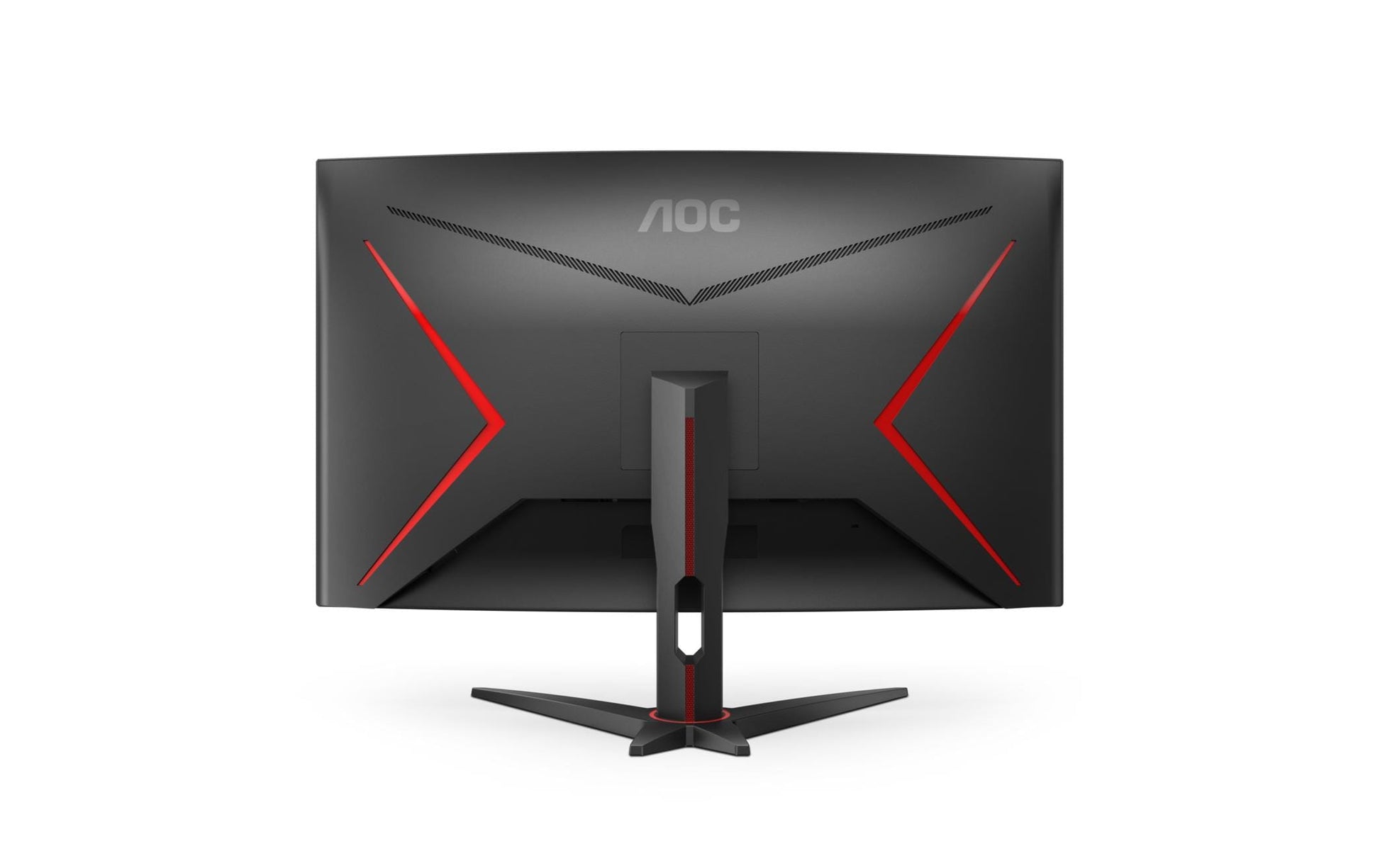 AOC C32G2ZE/BK – Monitor, 31,5", VA, 240 Hz, 300 cd/m², Gebogen, FreeSync, VESA 100 × 100, Rot