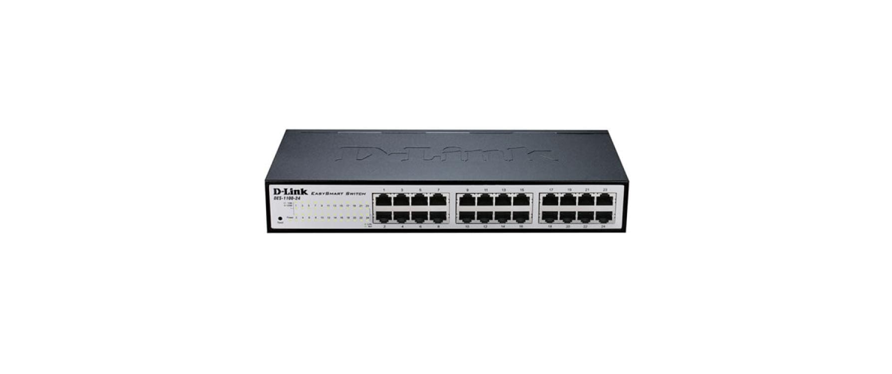 D-Link DGS-1100-24V2/E – Managed L2 Switch – 24× 1G, 1U, Rack-Einbau