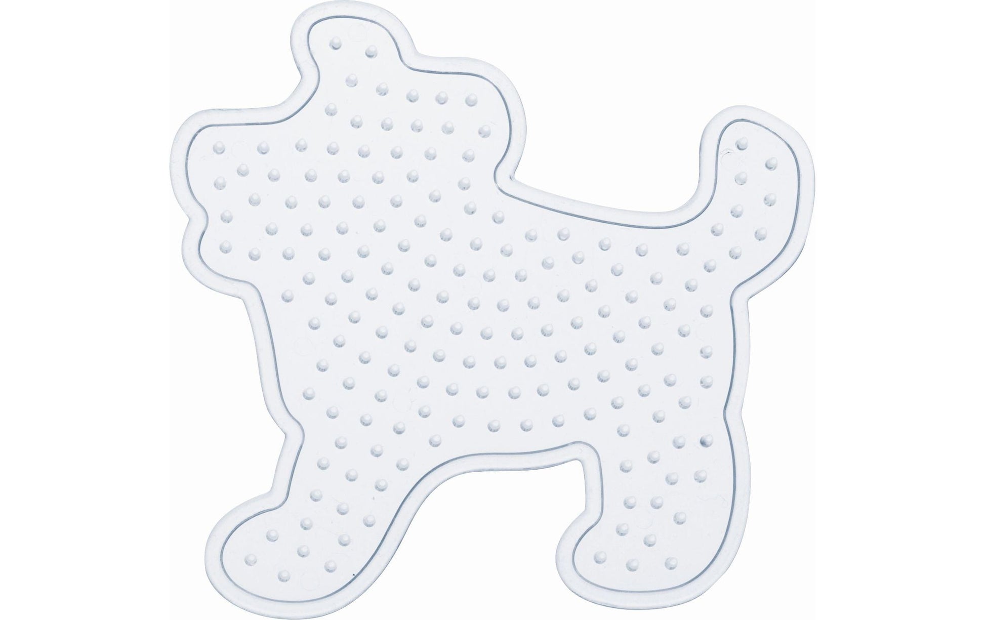 Folia Bügelperlen Stifteplatten – Animal Friends – 3er-Set – transparent