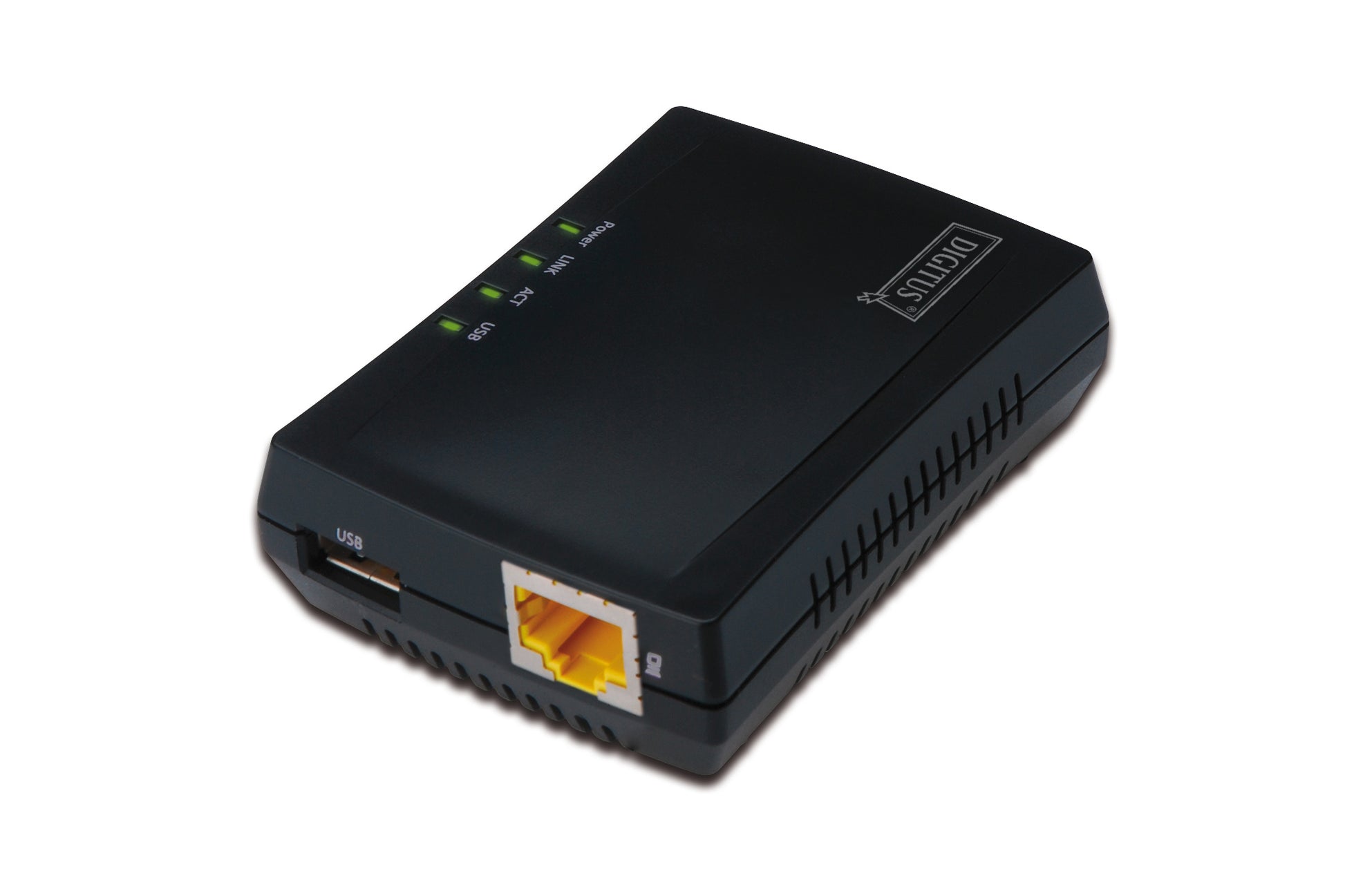 Digitus USB-Netzwerk-Server für Windows, Mac OS X – Ethernet – DC