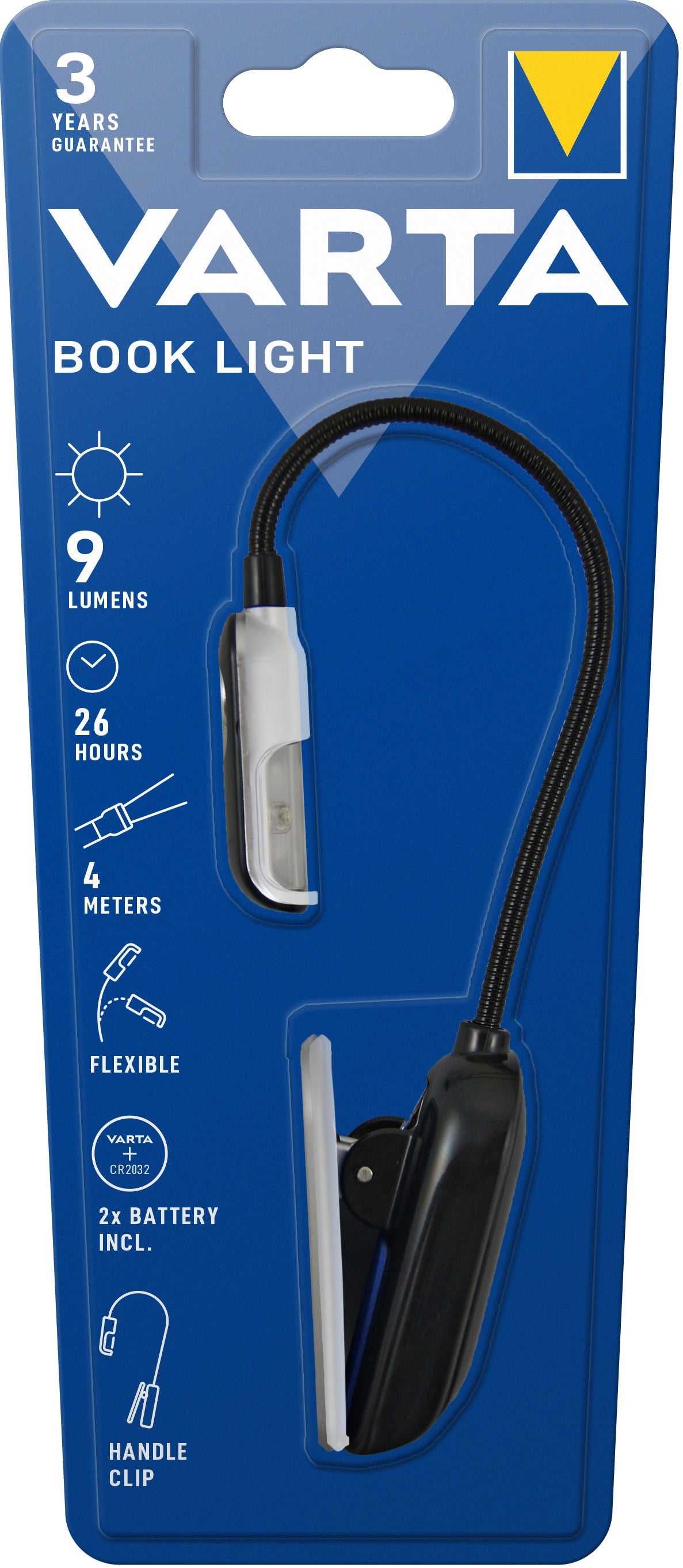 Varta Taschenlampe 16618 – 9 lm, 7,5 m, CR2032 (2×) – Schwarz